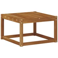 vidaXL Outdoor-Tisch Massivholz Akazie beige