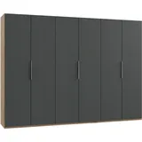 MID.YOU Drehtürenschrank Level 36A 300 x 216 x 58 cm Graphit
