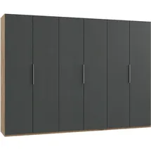 MID.YOU Drehtürenschrank Level 36A 300 x 216 x 58 cm Graphit