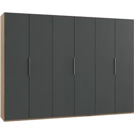 MID.YOU Drehtürenschrank Level 36A 300 x 216 x 58 cm Graphit