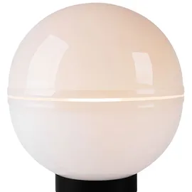 just light. LED Kugelleuchte Erdspieß Gartendeko, weiß, Kabel 5m, E27 Fassung, DxH 20x51 cm, 2er Set