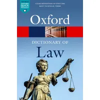 Oxford University Press A Dictionary of Law