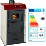 Prity - Wasserführender Kaminofen Holzofen NS20 18.2 + 3kw eek-a