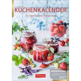 Harenberg Küchenkalender Wochenplaner 2027 Weiß