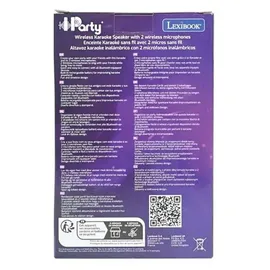 Lexibook Lexibook, Kabelloses Karaoke-Lautsprecher mit 2 Mikrofonen, Rosa, Bluetooth®-Karaoke kabellosen