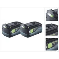 Festool Akku Set 2x BP 18 Li 5,0 ASI