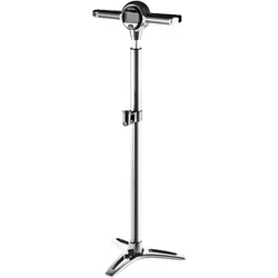 Crankbrothers Klic Standpumpe, digitales Manometer Silber Modell 2025