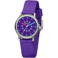 Jacques Farel Quarzuhr KCF 089, Armbanduhr, Kinderuhr, Mädchenuhr, ideal auch als Geschenk lila