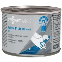 TROVET Unique Protein Lamb UPL Nassfutter für Hunde und Katzen mit Lammfleisch 200g