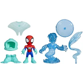 SPIDEY AND HIS AMAZING FRIENDS Water-Webs Spidey & Hydro-Man Actionfiguren 7,6 cm