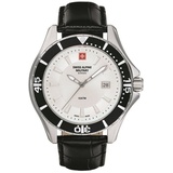 Swiss Alpine Military Quarzuhr 7040.1532SAM in Silber | Schwarz/Silber