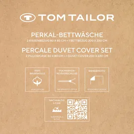 Tom Tailor STRIPES WITH A KICK Mehrfarbig 200 x 220 cm + 2 x 80 x 80 cm
