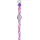 JACQUES FAREL HCC 324 0 mm Kunstledergehäuse rosa Analogarmband rosa