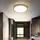 GLOBO Deckenlampe 1x LED 24W Holzoptik IP44