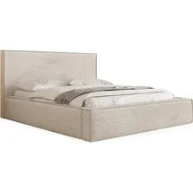 WFL GROUP Polsterbett 180 x 200 cm Beige