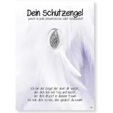 Jojo "mein Engelflügel" Münze auf Geschenkkarte