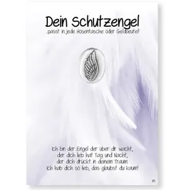 Jojo "mein Engelflügel" Münze auf Geschenkkarte