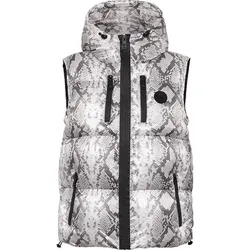 PLEIN SPORT Damen Weste PYTHON, Grau, XS