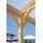 SKANHOLZ Doppel-Carport Wendland 5,58 x 5,41 m grau inkl. Regenrinne/Pfostenanker