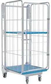 HMH nestainer® 1450 KU Transportwagen 730 x 845 mm 4-seitig 1 ZWB Cr 3 NT 205 mm