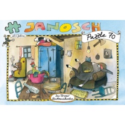 Janosch Puzzle, Die Bremer Stadtmusikanten, 70 Teile (Kinderpuzzle)