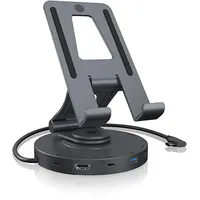 Icy Box IB-TH100-DK Tablet Halterung, Schwarz