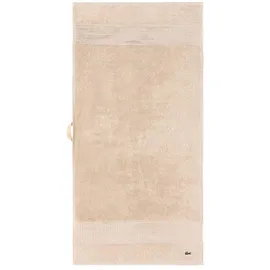 Lacoste LLECROCO Handtuch 50 x 100 cm braun