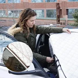 luxuskollektion Frontscheibenabdeckung magnetisch 190 x 100 cm 2 St.