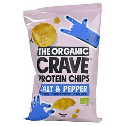 The Organic Crave Protein Chips Salt & Pepper bio