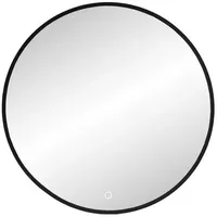 Vito Spiegel CARIBU, Ø 80 cm - Schwarz Glas