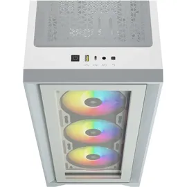 Corsair iCue 4000X RGB, weiß, Glasfenster (CC-9011205-WW)