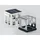 Sanni Shoo All-in-One Flaschenhalter 34 x 40 x 3 cm Farbe Edelstahl