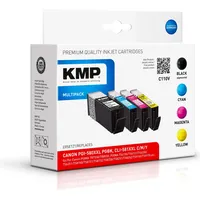 KMP C110V Multipack komp. mit Canon PGI-580 XXL CLI-581 XXL Kompatibel Schwarz, Cyan, Magenta, Gelb