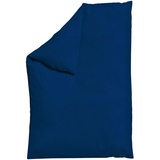 schlafgut Bettdeckenbezug Dunkelblau & 135-140x200 cm