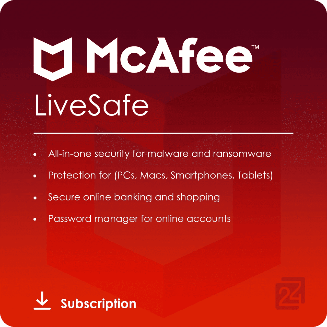 McAfee LiveSafe 2024