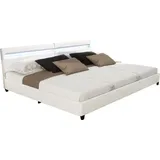 Home Deluxe Nube LED mit Matratze 270 x 200 cm weiß