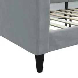 vidaXL Tagesbett 90 x 190 cm Hellgrau