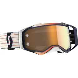 Scott Prospect Amplifier orange/weiss Motocross Brille, gold für Männer