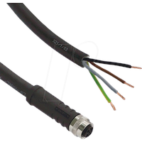 LED2WORK L2W 200100-16 - Sensor Kabel, 10 m, offen/M12 Buchse, S-kodiert, für 230V