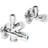 CORNAT Geräteanschluss-Ventil-Set 2-teilig 1/2 Zoll AG Eckventil