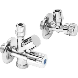 CORNAT Geräteanschluss-Ventil-Set 2-teilig 1/2 Zoll AG Eckventil