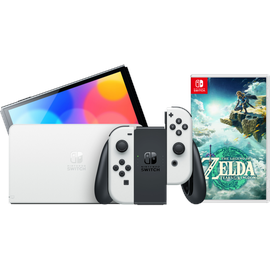 Nintendo Switch OLED-Modell weiß + The Legend of Zelda: Tears of the Kingdom Edition