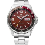 Orient Mako-7.6 cm japanische Automatik-/Handaufziehuhr, 200 m Taucher-Stil, rot, matt, Taucher