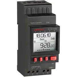 Müller SC 18.10 easy 230V 50-60Hz Hutschienen-Zeitschaltuhr 230 V/AC 4000W