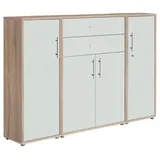 BMG Möbel Office Edition Aktenschrank 172,6 x 113,6 x 33 braun