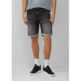QS Jeans-Shorts John / Regular Fit / Mid Rise / Komfort-Stretch - grau - 30