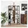 vidaXL Bücherregal 82 x 32 x 144,5 cm Braun