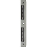 ABUS Winkelschließblech WSB170 mit Kunststoffabdeckung - für Zimmertüre und Wohnungstüren, für DIN linke und rechte Türen, Silber