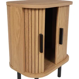 Beliani Nachttisch Bradley Braun