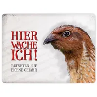 Trendaffe Betreten auf eigene Gefahr - Hier wache ich!